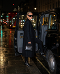 Mayfair Sunglasses in Black, London taxi editorial