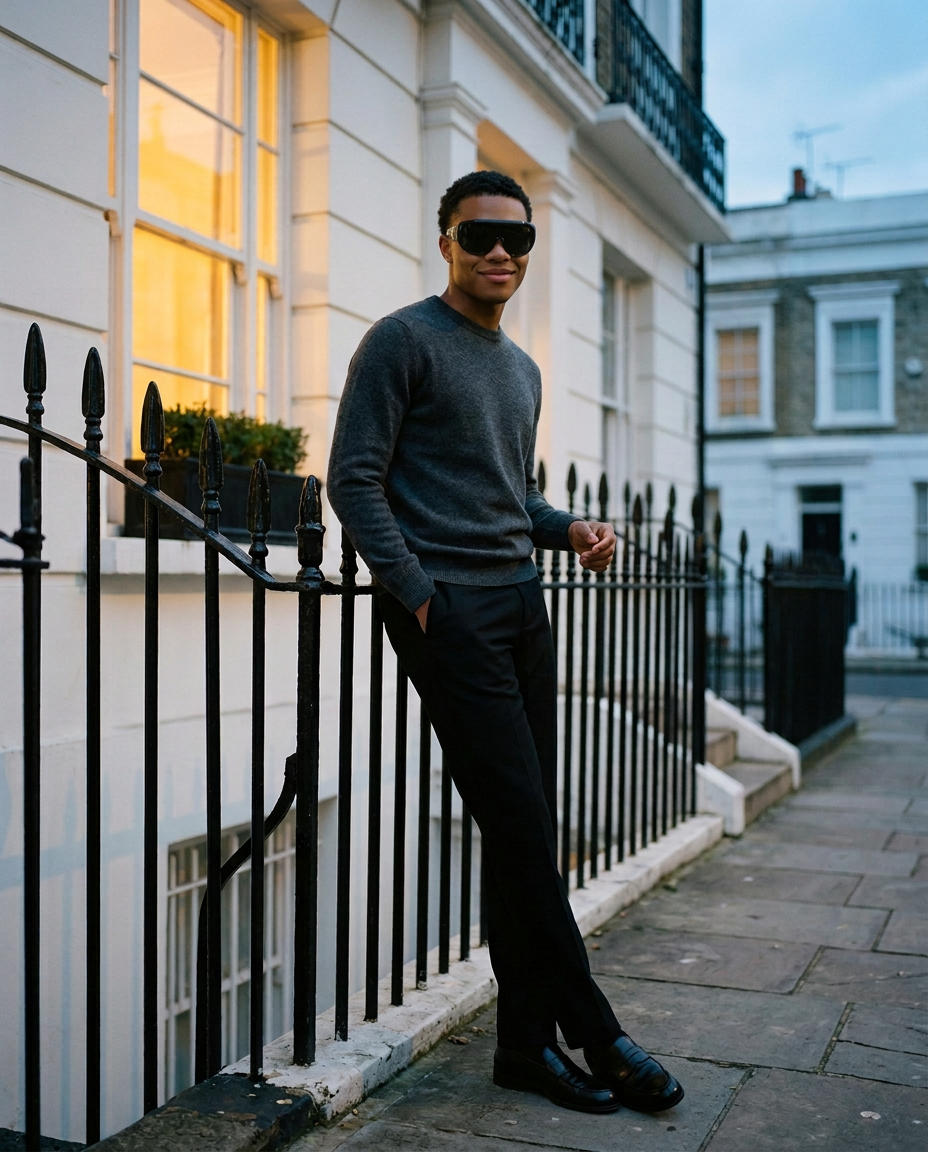 Mayfair Sunglasses in Black, men, Notting Hill