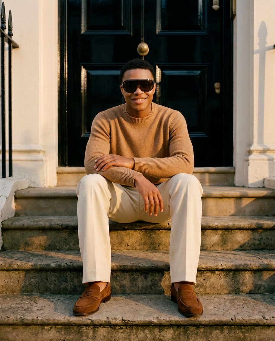 Mayfair Sunglasses in Brown, men, Mayfair townhouse