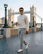 Mayfair Sunglasses in Taupe, men, Tower Bridge