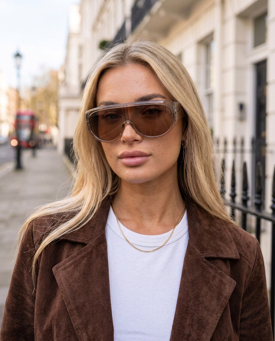 Mayfair Sunglasses in Taupe