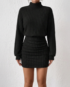 Odette Dress in Black, studio