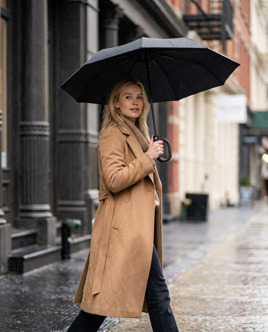 R3ceived Fashion Members Club Umbrella Black in New York