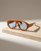 Soho Sunglasses in Orange Blue