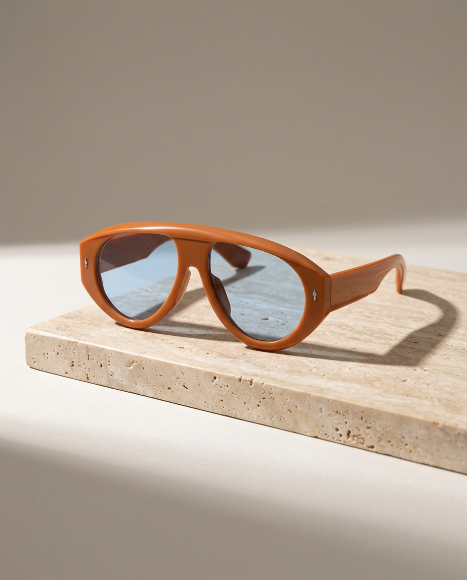 Soho Sunglasses in Orange Blue