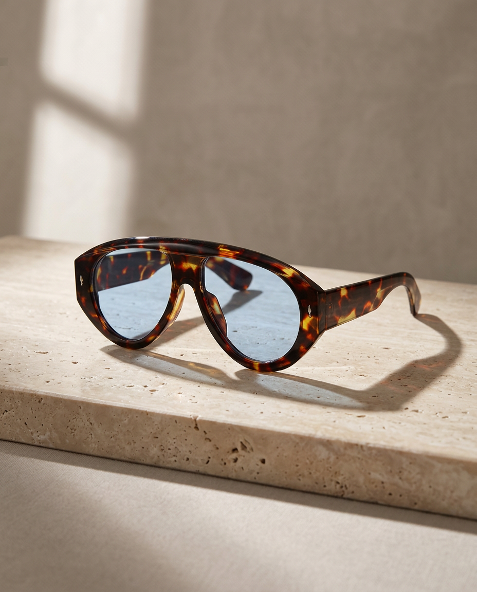 Soho Sunglasses in Tortoise Blue