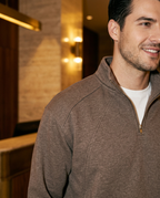 R3 Old Money Tracksuit Coffee detail