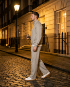 R3 Old Money Tracksuit Oatmeal Grey side